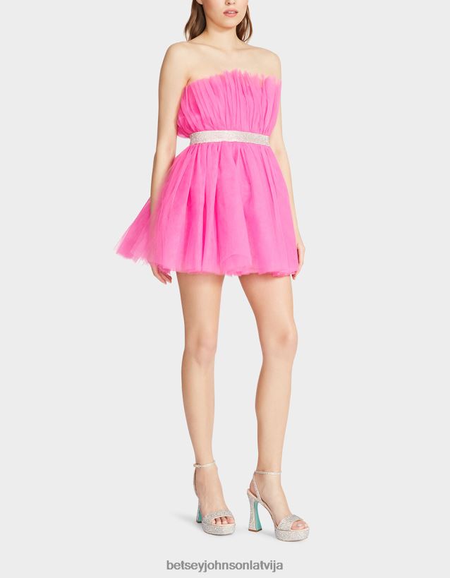 parāda tilla mini kleitu Koši rozā Betsey Johnson H0660L267 sievietes apģērbs