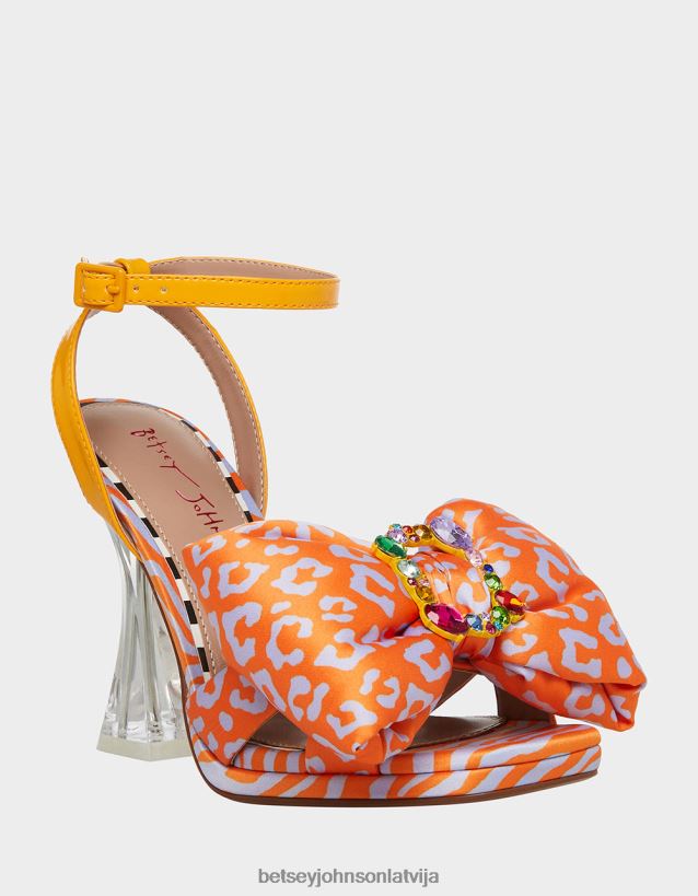 pollija oranžs multi Betsey Johnson H0660L55 sievietes kurpes