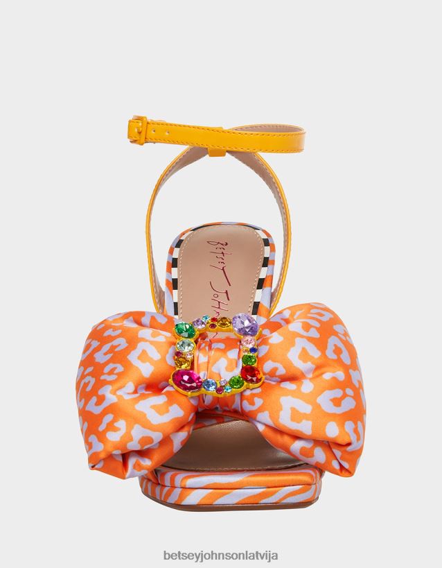 pollija oranžs multi Betsey Johnson H0660L55 sievietes kurpes