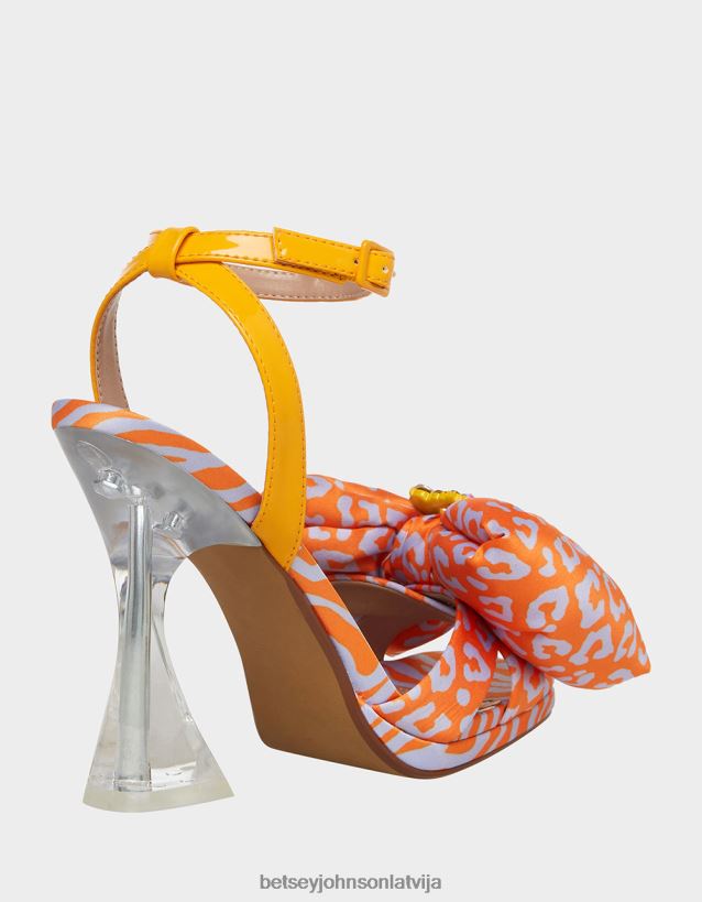 pollija oranžs multi Betsey Johnson H0660L55 sievietes kurpes