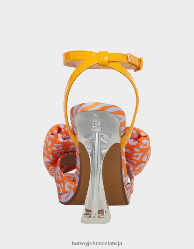 pollija oranžs multi Betsey Johnson H0660L55 sievietes kurpes