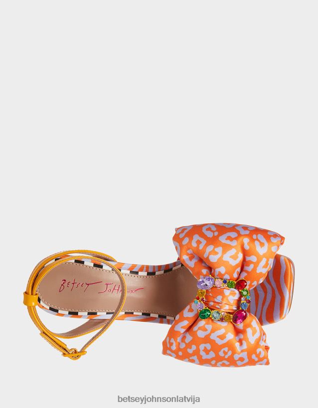 pollija oranžs multi Betsey Johnson H0660L55 sievietes kurpes