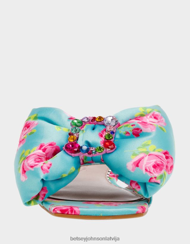 margrietiņa-g zils multi Betsey Johnson H0660L121 sievietes kurpes