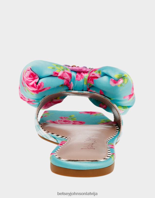 margrietiņa-g zils multi Betsey Johnson H0660L121 sievietes kurpes