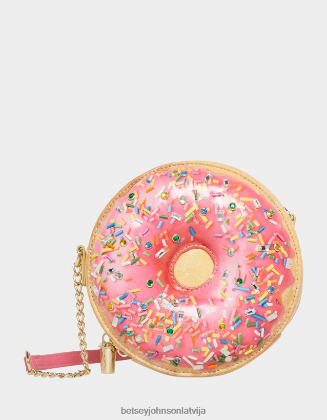 kiča glazūra jums crossbody rozā Betsey Johnson H0660L206 sievietes Piederumi