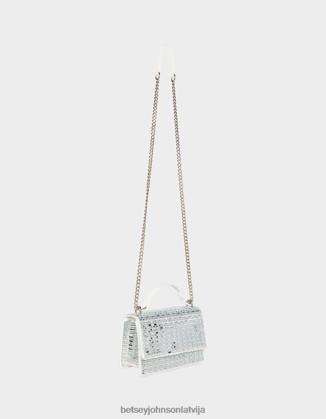 spīdēt uz konvertējamā atloka maisa ziloņkauls Betsey Johnson H0660L242 sievietes Piederumi