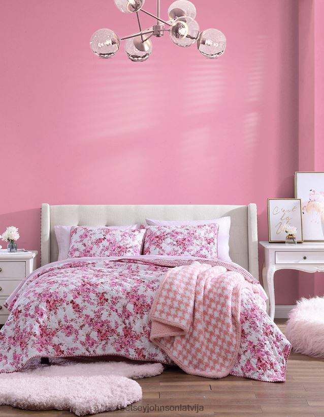 ziedu vīna dārza dvīņu segas komplekts rozā Betsey Johnson H0660L418 unisex Piederumi - Noklikšķiniet uz Attēls, lai aizvērtu