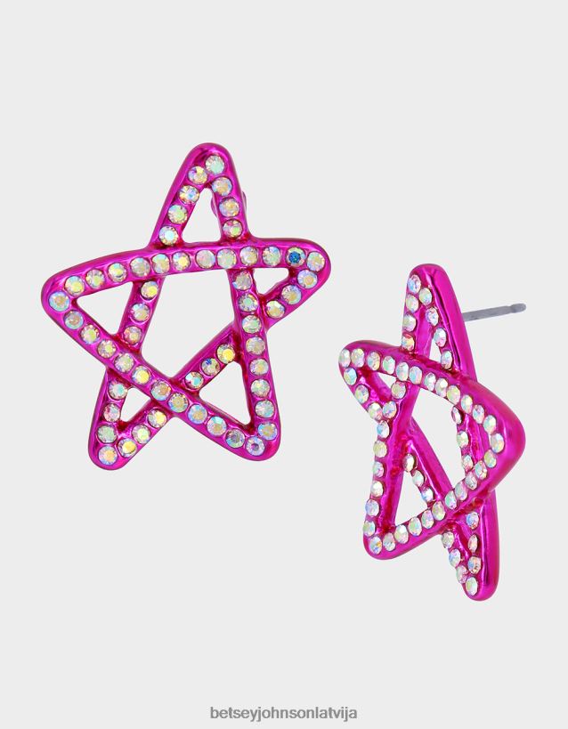 kidult kiča zvaigžņu radzes rozā Betsey Johnson H0660L354 sievietes rotaslietas