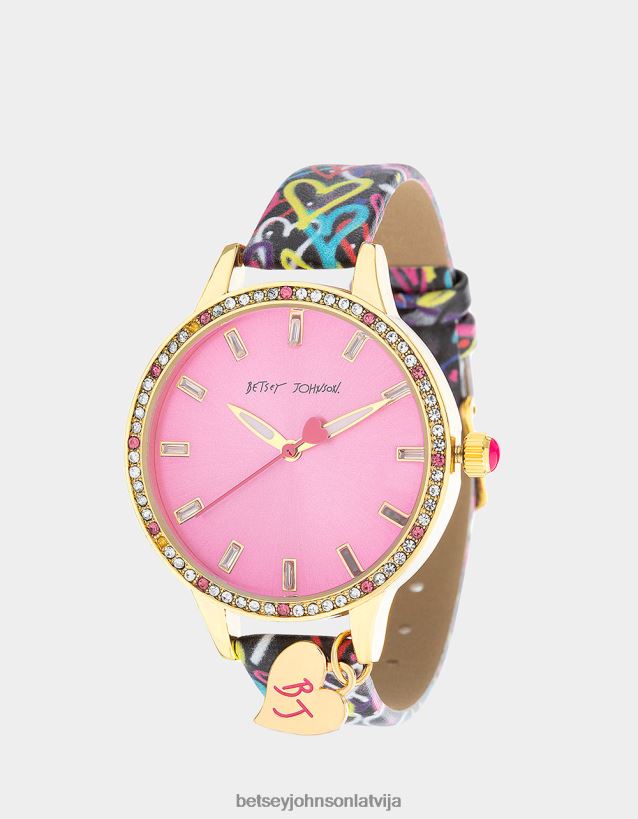 Betsey laiks sirdis abound skatīties multi Betsey Johnson H0660L351 sievietes rotaslietas