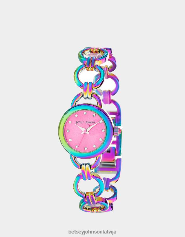 Betsey time links of love watch multi Betsey Johnson H0660L345 sievietes rotaslietas